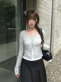 Namo V-neck Loose Fit Daily Cardigan