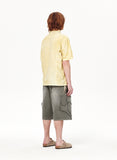 SPRAY DYED HALF SHIRT