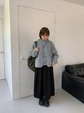 Cutle Corduroy Banding Long Skirt