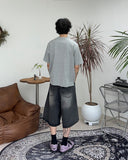 Benen Washed Bermuda Denim Pants