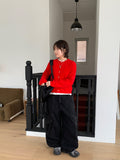 [unisex] Heromi Heart Balloon Wide Denim Pants