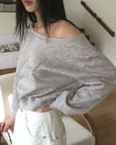 Reven Cubic One Off Shoulder Sweatshirt