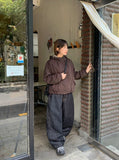 Tentin Adjust Raw Denim Wide Pants