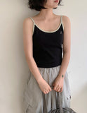 Nick Fue Lettering Color Matching Layered Sleeveless