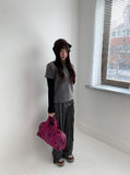 Samuni Stripe Banding Wrap Skirt Pants