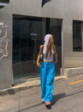 [Festival look] Sparkle Neon Nylon Pants