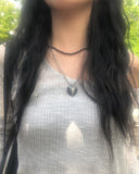 Pikyu Black Ball Choker Necklace