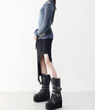 Devil Buckle Ultra Light Platform Boot Walker