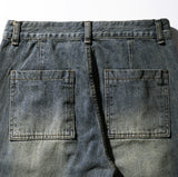 House Washed Denim Pants Blue