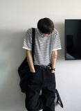 Neo stripe half knit