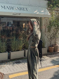 Fruits Velvet Setup Hooded Zip-Up
