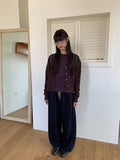 Kutanne V-neck Crop Knit Cardigan