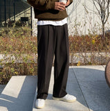 Lauren Wool One-Tuck Banding Slacks