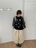 Stelline Star Color Matching Raglan Long Sleeve Tee