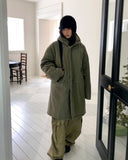 Pine Long Field Padded Hooded Jumper