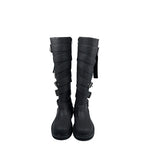 Dusen Strap Buckle Long Boots
