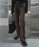 [LANARCH] Sand fade bootcut denim