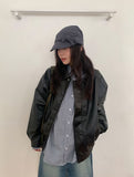 Bultub Crop Leather Jacket