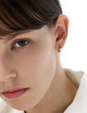 Essence Silver (W) Lab Diamond Mono One-Touch Earrings_0.2CT