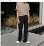 Rav Semi-Wide Slit Slacks