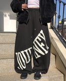 Journey Lettering Brushed Balloon Training Pants