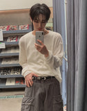 Oben Cotton Basic Long Sleeve T-shirt