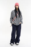Shade collared stripe long sleeve