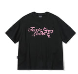 Snake Ribbon Crop Short Sleeve Tee