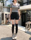 Week Banding Cotton Shorts