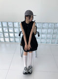 Maten Shirring String Cancan Mini One Piece