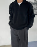 Elve half zip up washable knit