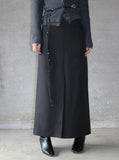 Jet Pocket Long Skirt