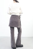 Nect Wrap Skirt Pants Set