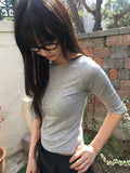 Chiri Boatneck Three Quarter Tee
