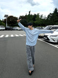 Balloon Stitch Cargo String Denim Pants
