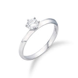 Essence Lab Diamond 14K(W) 0.3ct Solitaire Ring