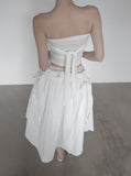 Twabel Knot Dual Tube Top