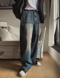 Dean Tiger Balloon Denim Pants