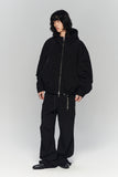 INCISION HOOD HIGHNECK JUMPER
