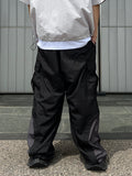 Under Two-Tone Nylon Cargo Pants