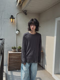 Solin cut ribbed long sleeve tee
