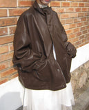 Marang Big Pocket Leather Jacket