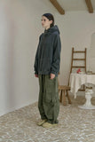 Indie Embroidered Snap Pigment Hoodie