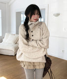 Tessie Stitch High Neck Two-Way Knit