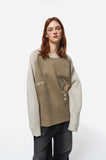 Emblem Mixed Embroidered Sweater