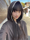 [BAONHAUS] Crea Flower Layered Hoodie