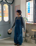 Uchiko denim suspender pants