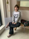 Delanto Patch Raglan Over Long Sleeve Tee