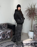 Salon Curved Camo Cotton Pants