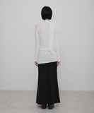 Layered Chifon Scarf Long Sleeve